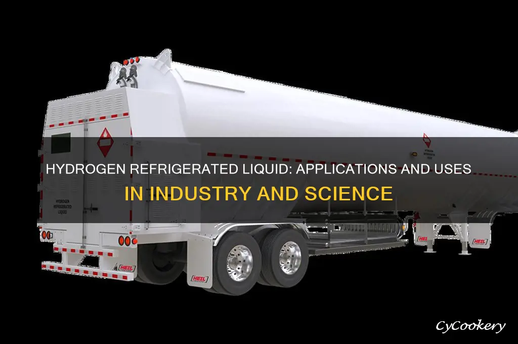 what is hydrogen refrigerated liquid used for