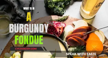 Burgundy Fondue: A Rich, Savory Taste Experience