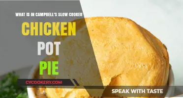 Campbell's Slow Cooker Chicken Pot Pie Ingredients: A Tasty Breakdown