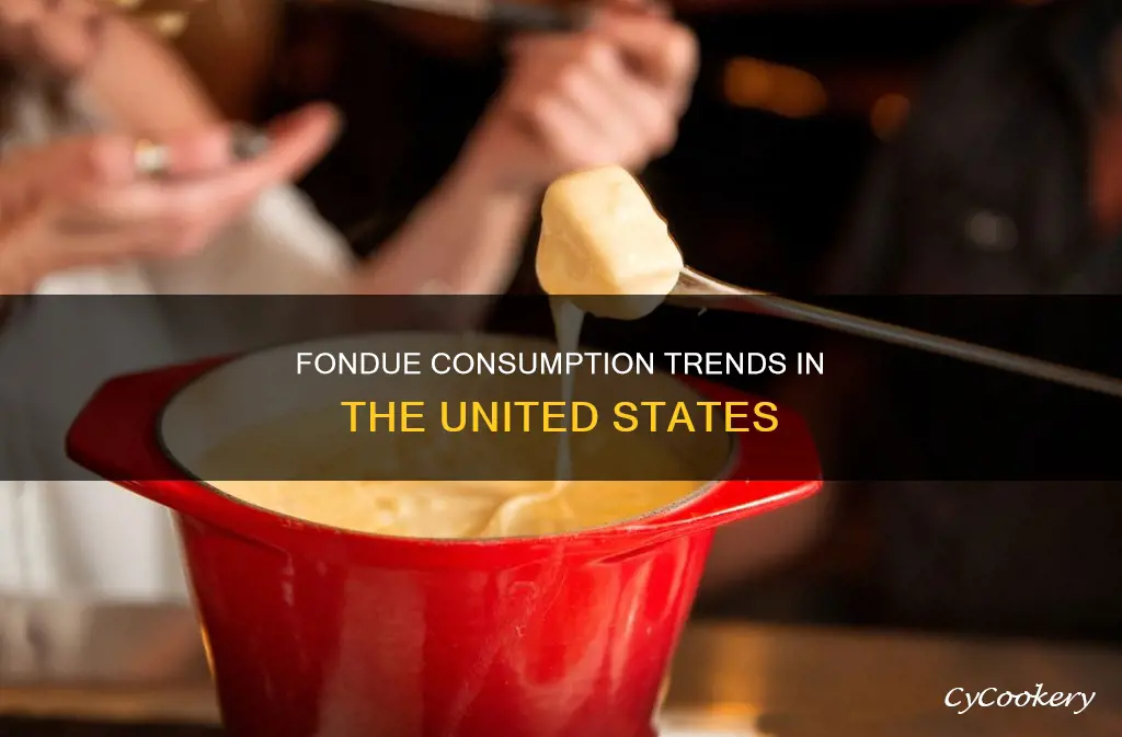 what is level of consumption of fondue in the us