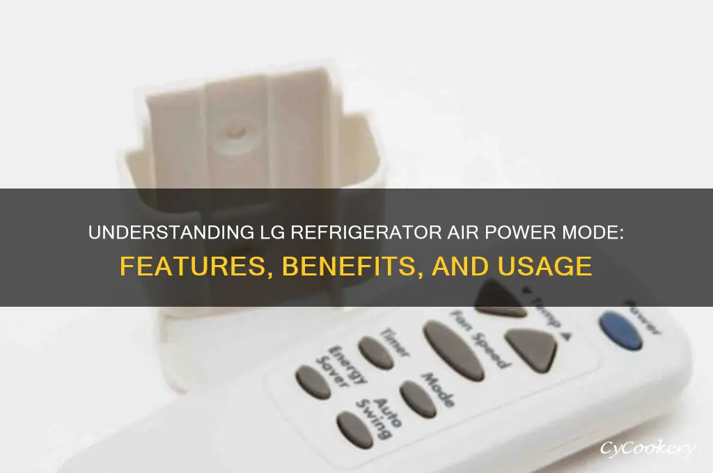 what is lg refrigerator air power mode
