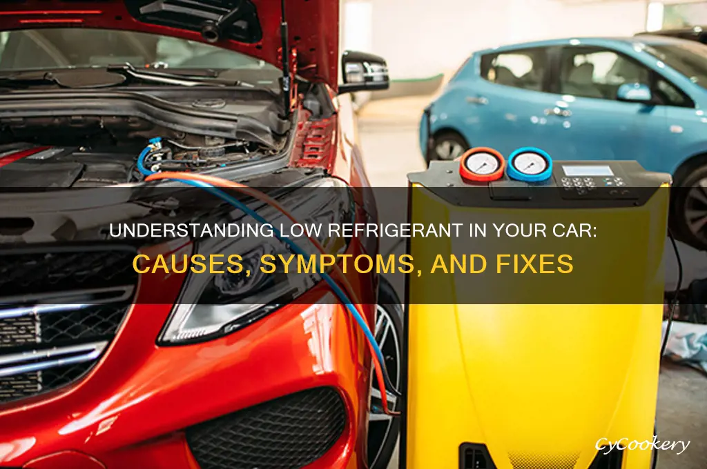 what is low refrigerant in a car