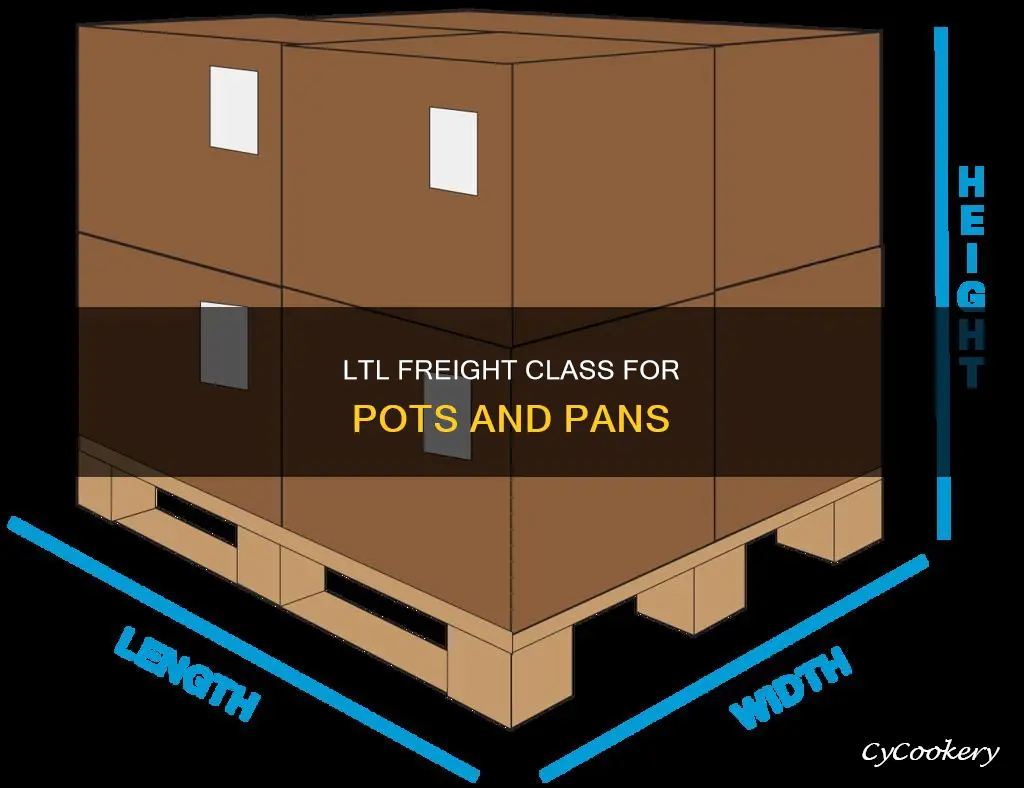 what is ltl freight class for pots and pans