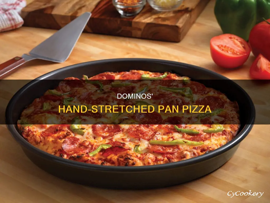 what is man made pan pizza dominose