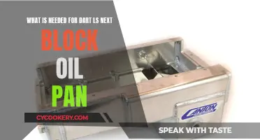 Dart LS Next Block: Oil Pan Requirements