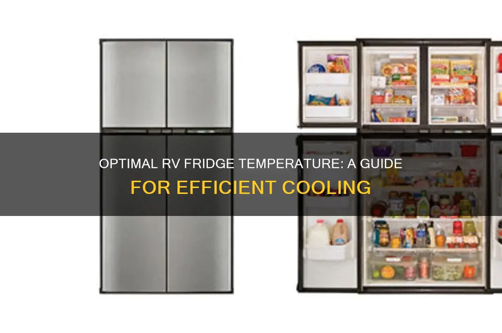 what is optimum temperature for rv refrigerator