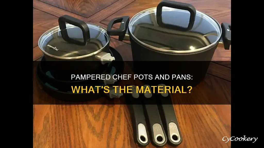 what is pampered chef pots and pans made of