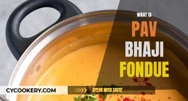 A Creative Twist: Pav Bhaji Fondue