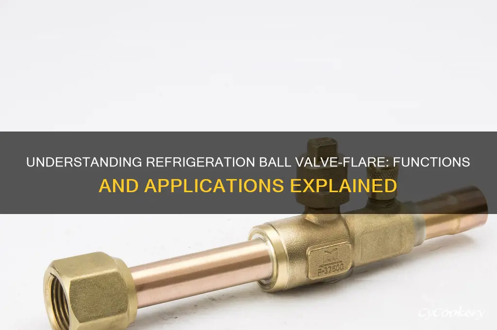what is refrigeration ball valve-flare for