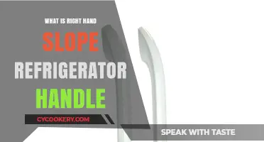 Understanding Right-Hand Slope Refrigerator Handles: Design, Function, and Benefits