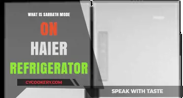 Understanding Sabbath Mode on Haier Refrigerators: Features and Benefits