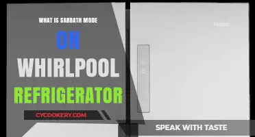 Understanding Sabbath Mode on Your Whirlpool Refrigerator: A Complete Guide