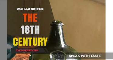 Exploring Sak Wine: An 18th-Century Beverage's History and Charm
