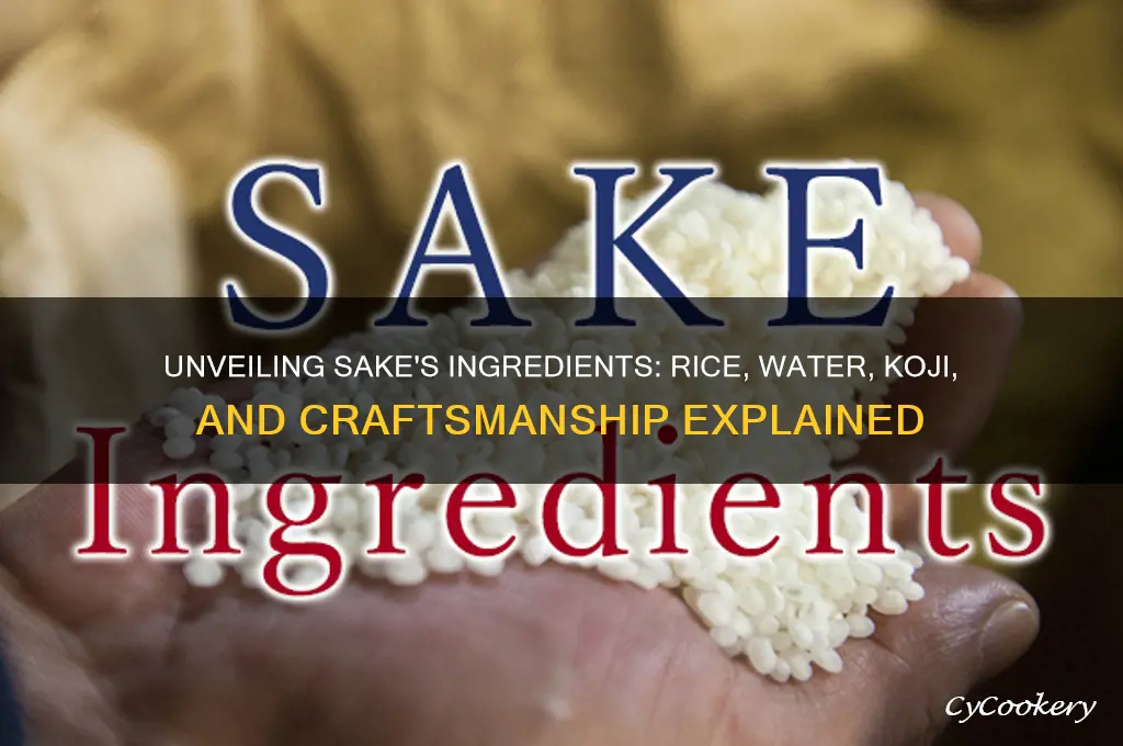 what is sake made of