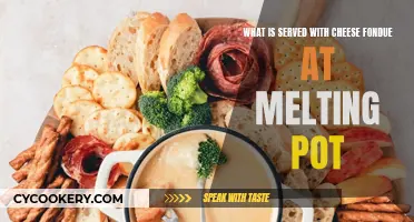 Cheese Fondue: Melting Pot's Signature Dish and Sides