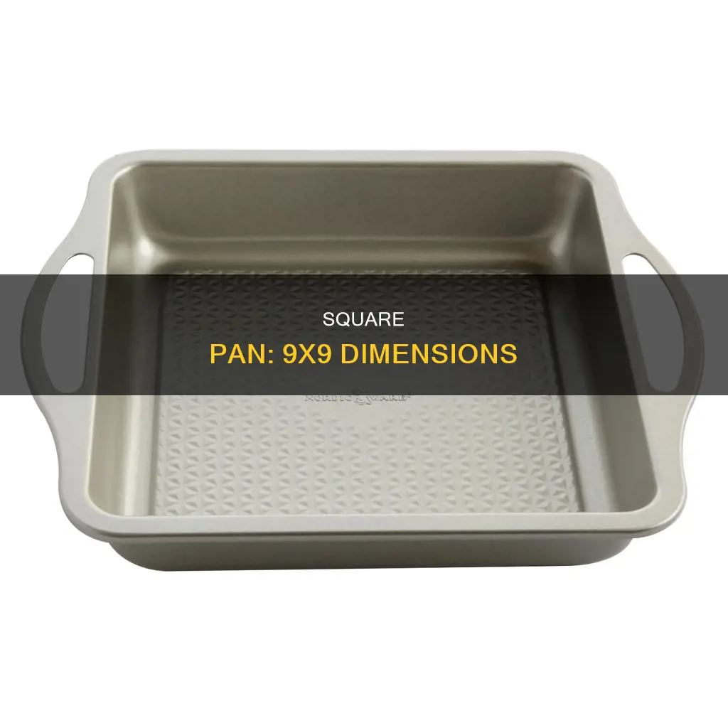 what is size 9 x9 pan