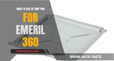 Emeril 360: Drip Pan Size