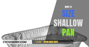 Shallow Pan Sizes: How Deep?