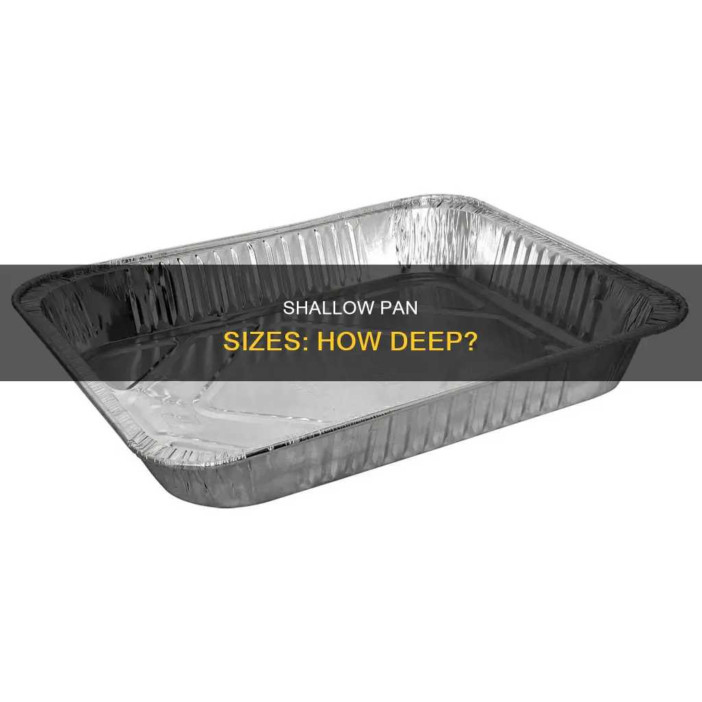 what is size shallow pan