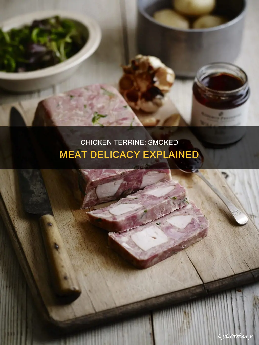 what is smoked chicken terrine