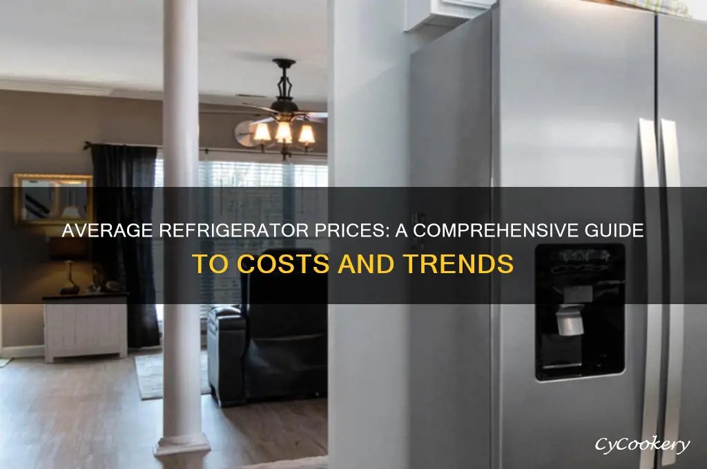 what is the average of refrigerators price