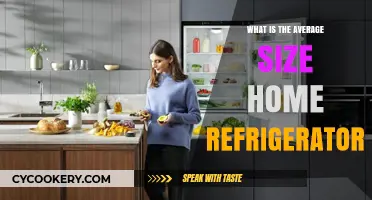Standard Home Refrigerator Sizes: What’s the Average Capacity?