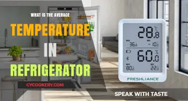 Optimal Refrigerator Temperature: Understanding the Average for Food Safety