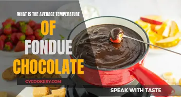 Fondue Chocolate: Perfect Temperature for Melting?