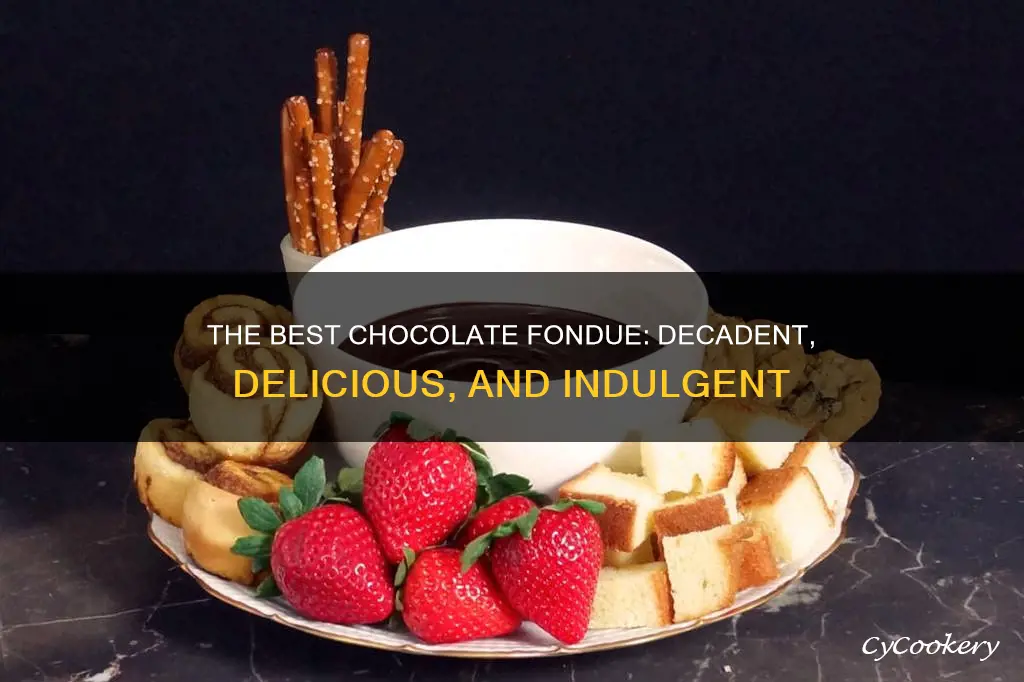 what is the best chocolate for fondue