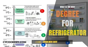 Optimal Refrigerator Efficiency: Choosing the Right Degree for Cooling Performance