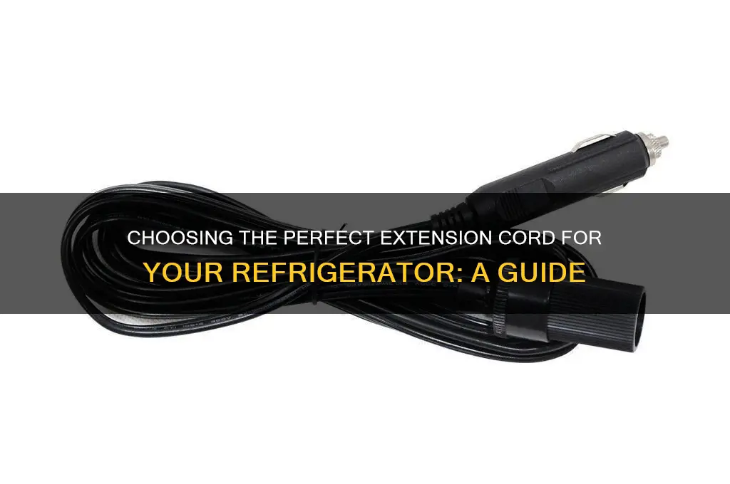 what is the best extension cord for a refrigerator