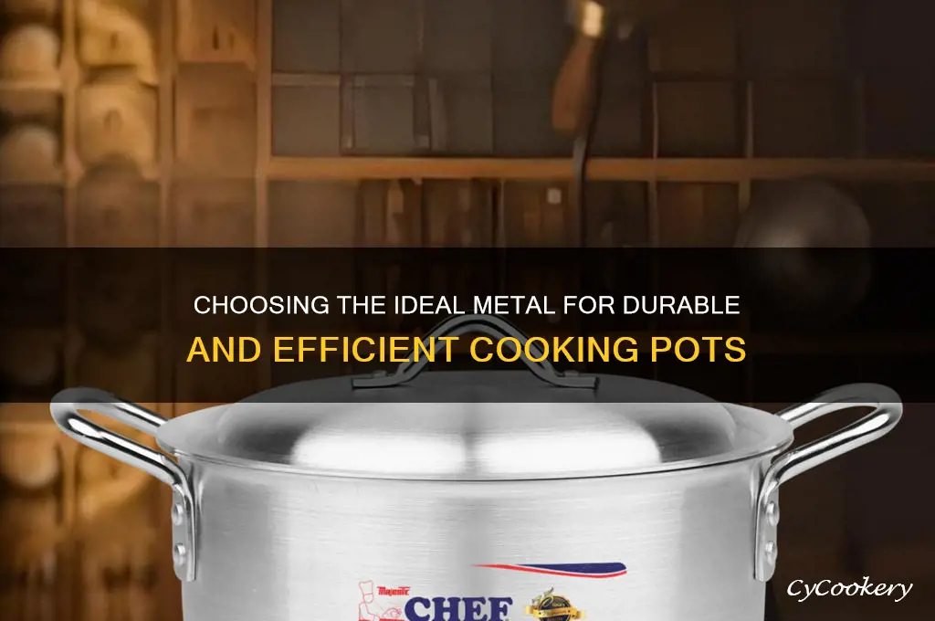 what is the best metal for cooking pots
