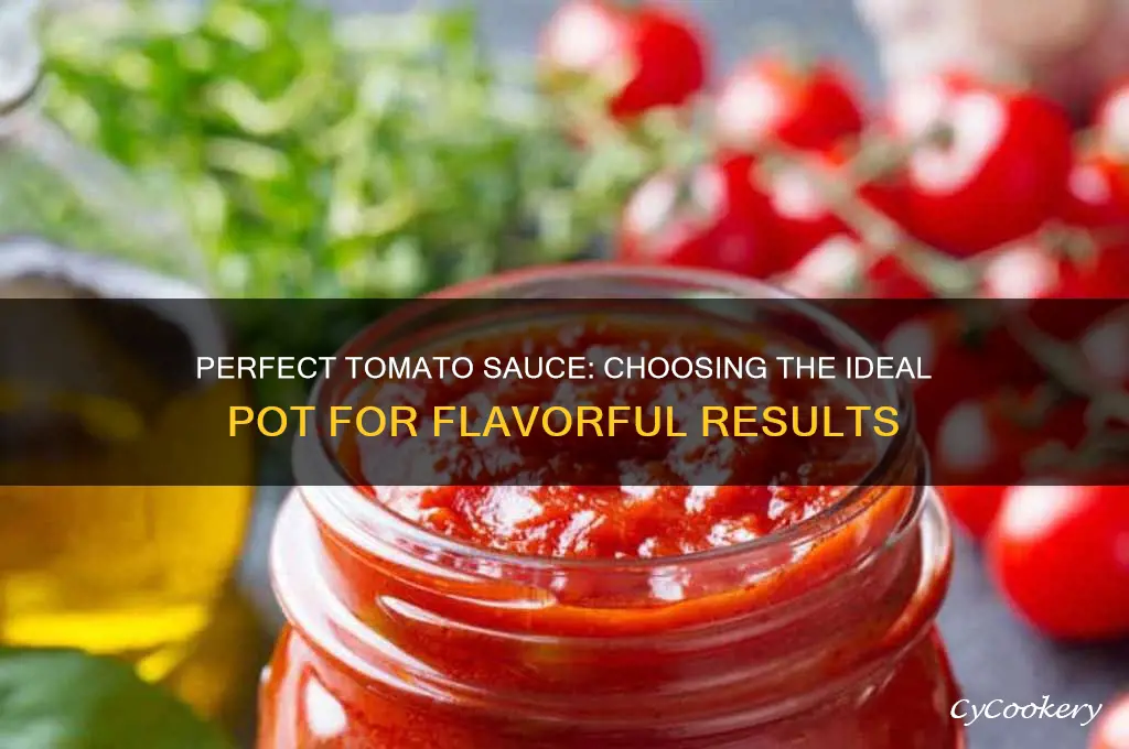 what is the best pot to cook tomato sauce in