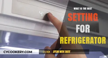 Optimal Refrigerator Settings: Maximizing Freshness and Energy Efficiency