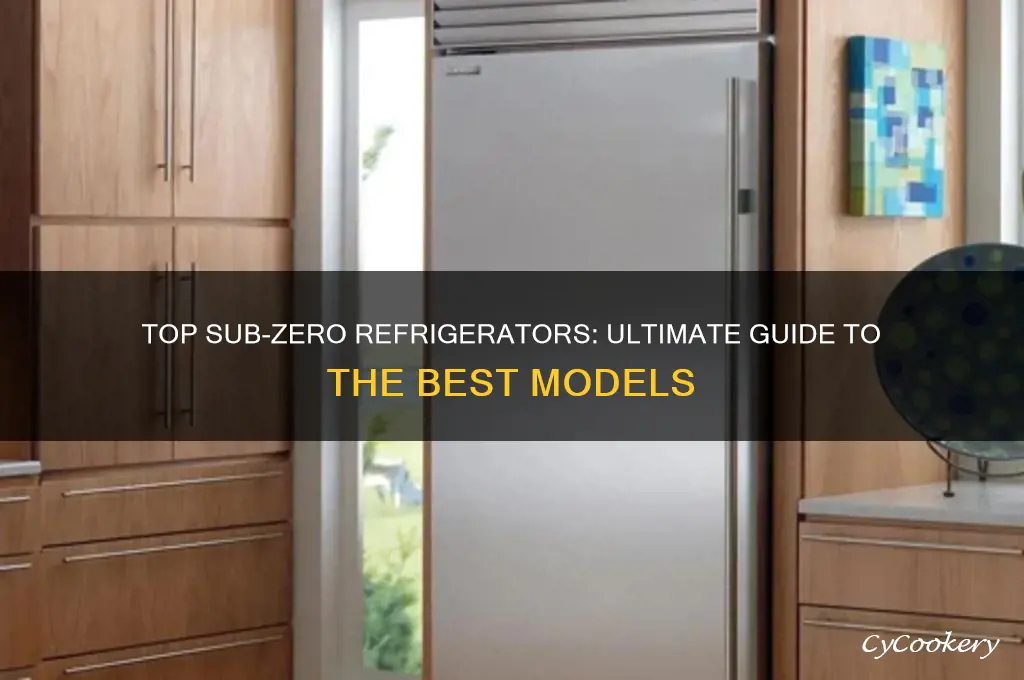 what is the best sub zero refrigerator