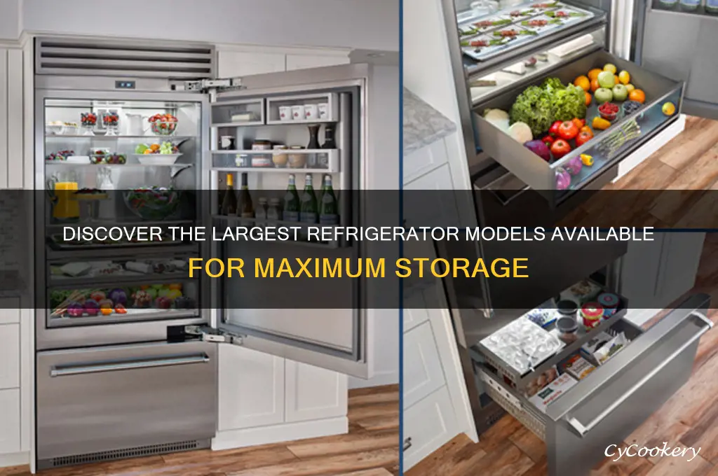 what is the biggest refrigerator you can buy