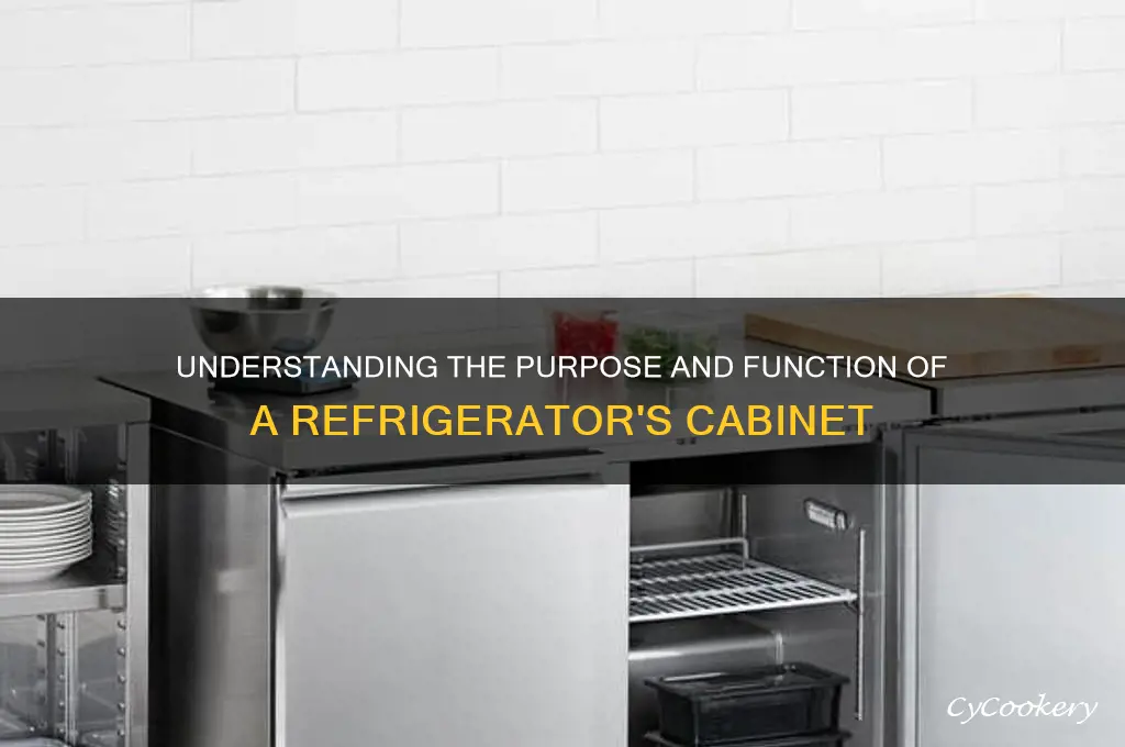 what is the cabinet on a refrigerator