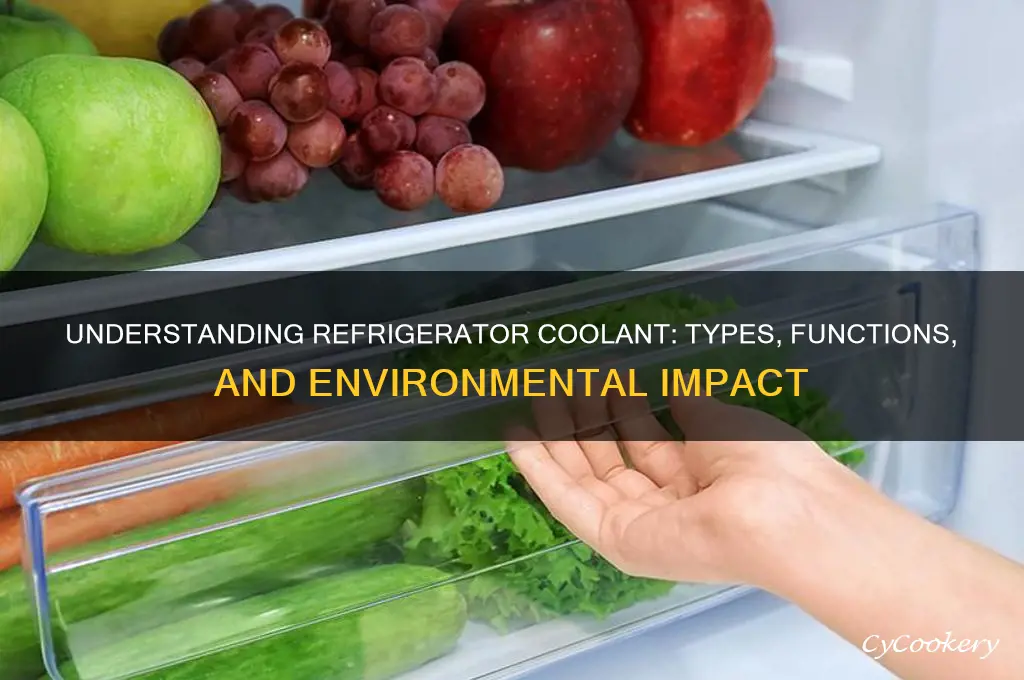what is the coolant in a refrigerator
