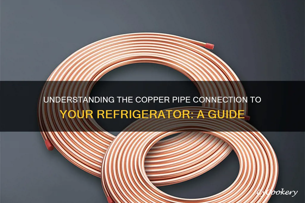 what is the copper pipe to refrigerator