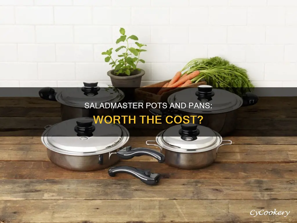 what is the cost of salad master pots and pans