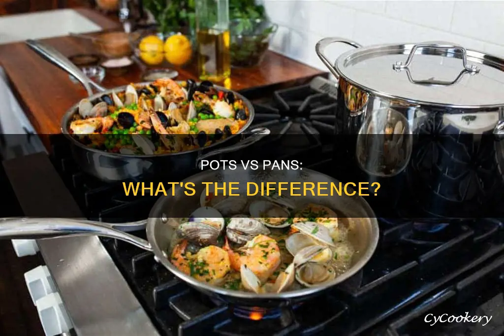 what is the difference between a pot amd a pan