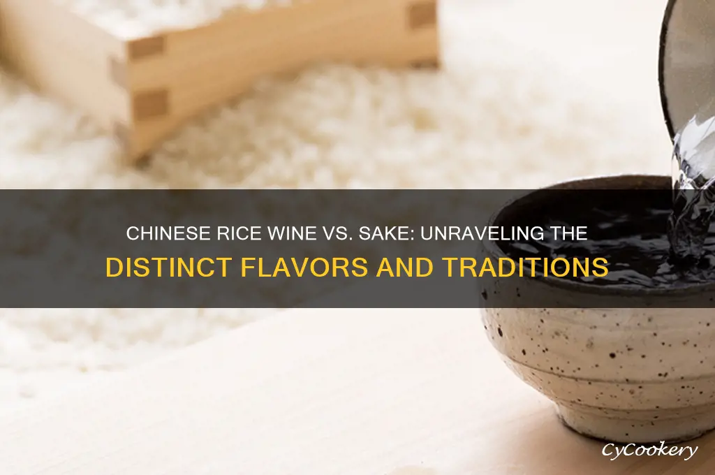 what is the difference between chinese rice wine and sake