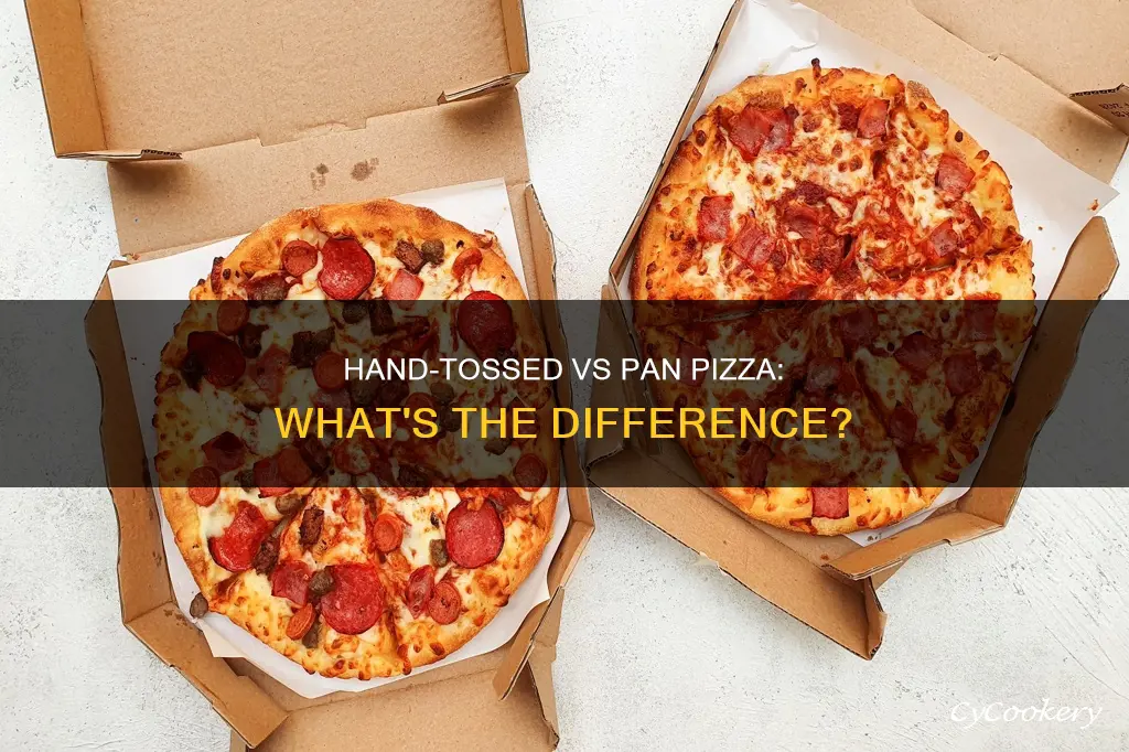 what is the difference between hand tossed and pan pizza