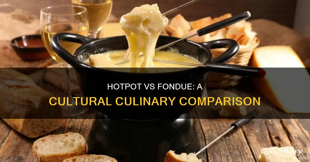 what is the difference between hotpot and fondue