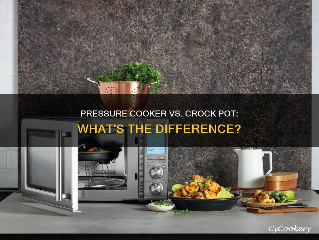 what is the difference between pressure cooker and crock pot