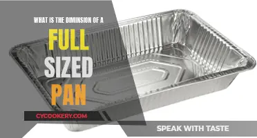 Full-Size Pan Dimensions: Know the Standard Size