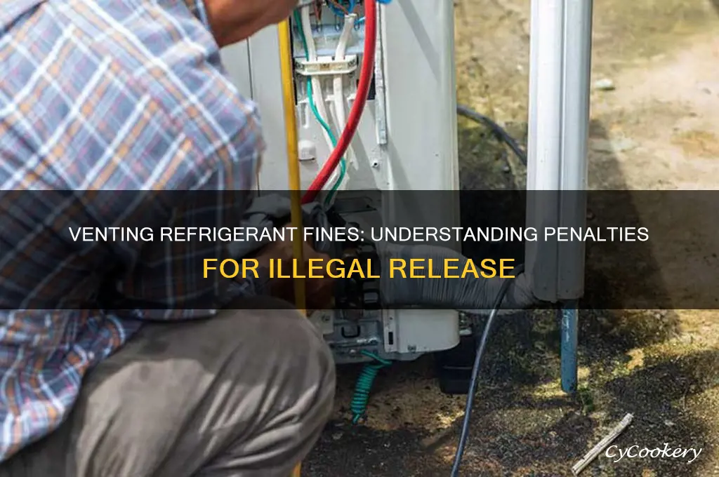what is the fine for venting refrigerant