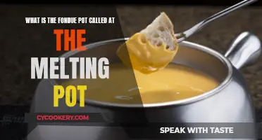 Fondue Pot Names: Melting Pot's Signature Serving Style