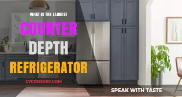 Discover the Largest Counter Depth Refrigerator for Your Kitchen