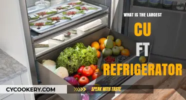 Discover the Largest Capacity Refrigerators in Cubic Feet Today